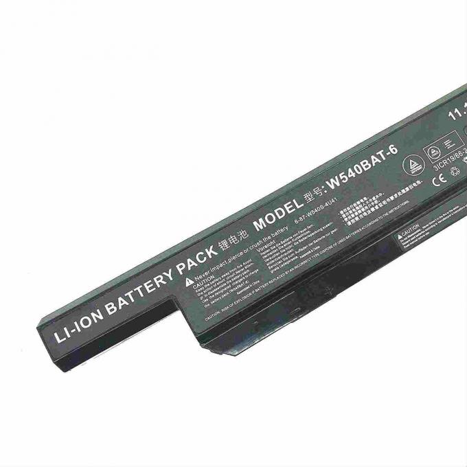 batterie W540BAT-6 d'ordinateur portable de cellules de 11.1V 4400MAH 6 pour Clevo W540EU W54EU