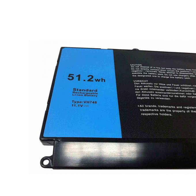 Batterie interne d'ordinateur portable pour Dell Vostro 5460 séries VH748 11.1V 4600mAh/51Wh 12 mois de garantie
